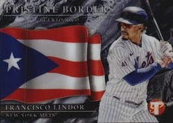2022 Topps Pristine Borders Francisco Lindor #PB-12 card
