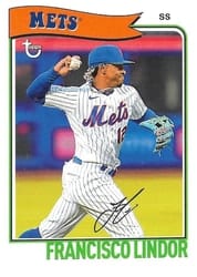 2023 Topps Brooklyn Collection Base Set Francisco Lindor #37 card