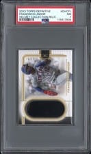 2023 Topps Definitive Collection Helmet Collection Francisco Lindor #DHC-FL card