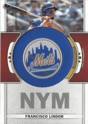 2023 Topps Team Logo Manufactured Patches Francisco Lindor #TLP-FL card