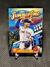 2024 Topps Chrome Summertime in the Park Francisco Lindor #SITP-2 card