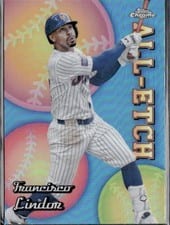 2024 Topps Chrome Update All-Etch Francisco Lindor #CAEU-5 card