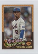 2024 Topps Heritage Mini New Age Performers Francisco Lindor #NAP-11 card