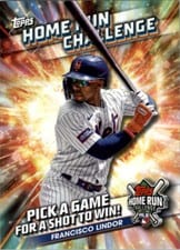 2024 Topps Home Run Challenge (Series 1) Francisco Lindor #HRC-16 card