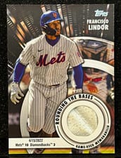 2024 Topps Rounding the Bases Relics Francisco Lindor #RTB-FL card