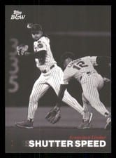 2025 Topps Black & White Shutter Speed Francisco Lindor #SS20 card
