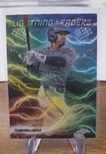2025 Topps Chrome Lightning Leaders Francisco Lindor #LL-7 card