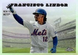 2025 Topps Chrome Platinum 1955 Topps Rails & Sails Francisco Lindor #55RS-3 card