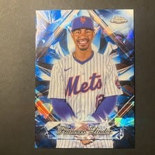 2025 Topps Chrome Sapphire Sapphire Selections Francisco Lindor #SS-16 card