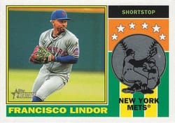 2025 Topps Heritage 1976 Player Icons Francisco Lindor #76PI-24 card