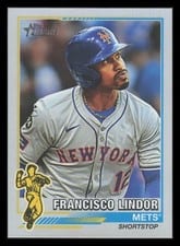 2025 Topps Heritage 1976 Redefined Francisco Lindor #76R-13 card