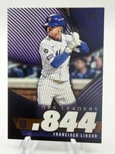 2025 Topps OPS Leaders Francisco Lindor #OPS-19 card