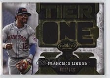 2025 Topps Tier One Die-Cut Relics Francisco Lindor #T1RD-FL card