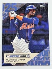 2025 Topps Training Grounds Francisco Lindor #TG-11 card