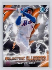 2026 Bowman Electric Sluggers Francisco Lindor #ES-1 card