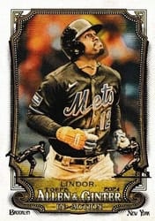 2024 Topps Allen & Ginter In Action Variations Francisco Lindor (New York Mets) #IA-45 card