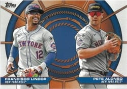 2025 Topps Dynamic Duos Francisco Lindor / Pete Alonso #DD-5 card