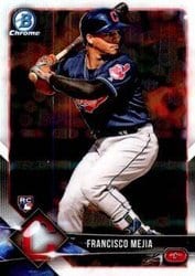 2018 Bowman Chrome Base Set Francisco Mejia #33 card