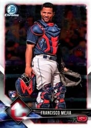 2018 Bowman Chrome Base Set Francisco Mejia #33b card