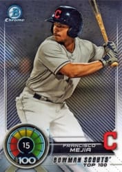 2018 Bowman Scouts Top 100 Francisco Mejia #BTP-15 card