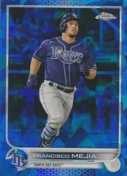 2022 Topps Chrome Sapphire Edition Base Set Francisco Mejia #346 card