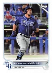 2022 Topps Mini Base Set Francisco Mejia #346 card