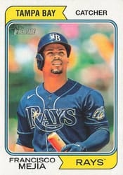 2023 Topps Heritage Base Set Francisco Mejía #592 card