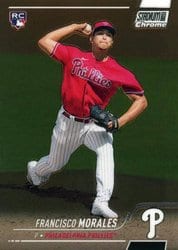 2022 Stadium Club Chrome Base Set Francisco Morales #398 card