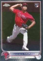 2022 Topps Chrome Update Base Set Francisco Morales #USC168 card