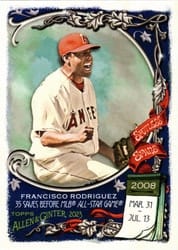 2023 Topps Allen & Ginter Spotless Spans Francisco Rodriguez #SS-12 card