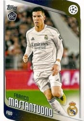 2025-26 Topps UEFA Club Competitions Base Set Franco Mastantuono #172 card