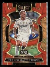 2025 Panini Select La Liga Franco Mastantuono Red Pandora #7 card