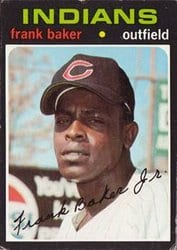 1971 Topps Base Set Frank Baker #689 card