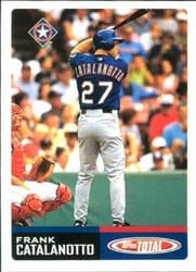 2002 Topps Total Base Set Frank Catalanotto #76 card