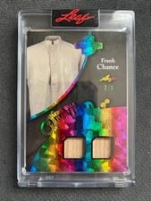 2025 Leaf Spectacular Baseball When it Was A Game Used Frank Chance #WU-10 card