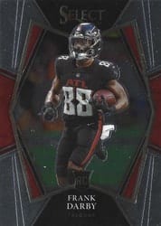 2021 Panini Select Base Set Frank Darby #195 card