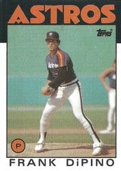 1986 Topps Base Set Frank DiPino #26 card
