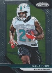 2018 Panini Prizm Base Set Frank Gore #86 card