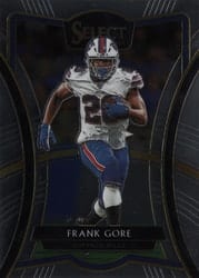 2019 Panini Select Base Set Frank Gore #119 card