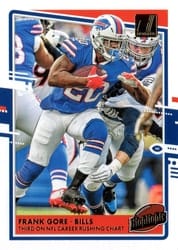 2020 Donruss Highlights Frank Gore #H-FG card