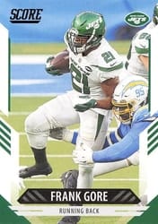 2021 Score Base Set Frank Gore #46 card
