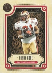 2022 Panini Legacy Time Machines Frank Gore #TM-27 card