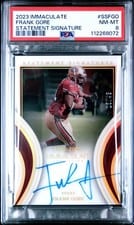 2023 Panini Immaculate Collection Statement Signatures Frank Gore #23 card