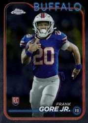 2024 Topps Chrome Base Set Frank Gore Jr. #260 card