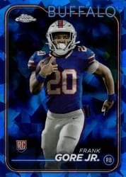 2024 Topps Chrome Sapphire Edition Base Set Frank Gore Jr. #260 card