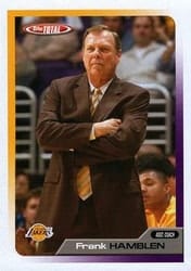 2005-06 Topps Total Base Set Frank Hamblen #386 card