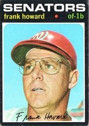 1971 Topps Base Set Frank Howard #620 card