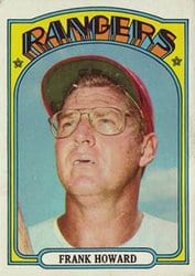 1972 Topps Base Set Frank Howard #350 card