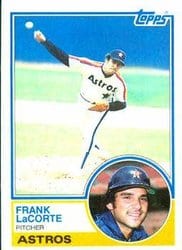 1983 Topps Base Set Frank LaCorte #14 card