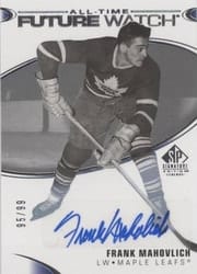 2020-21 SP Signature Edition Legends Base Set Frank Mahovlich #409 card